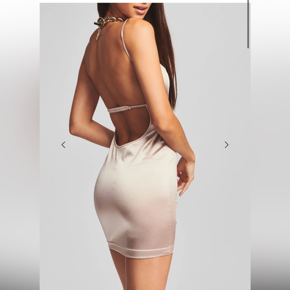 NWT Revolve SER.O.YA Lillian Spaghetti Strap Open Back Sexy Mini Dress pink